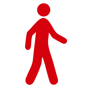 เตือนการชนคนเดินถนน